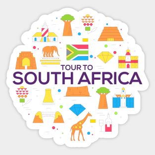 Tour To South Africa Sticker